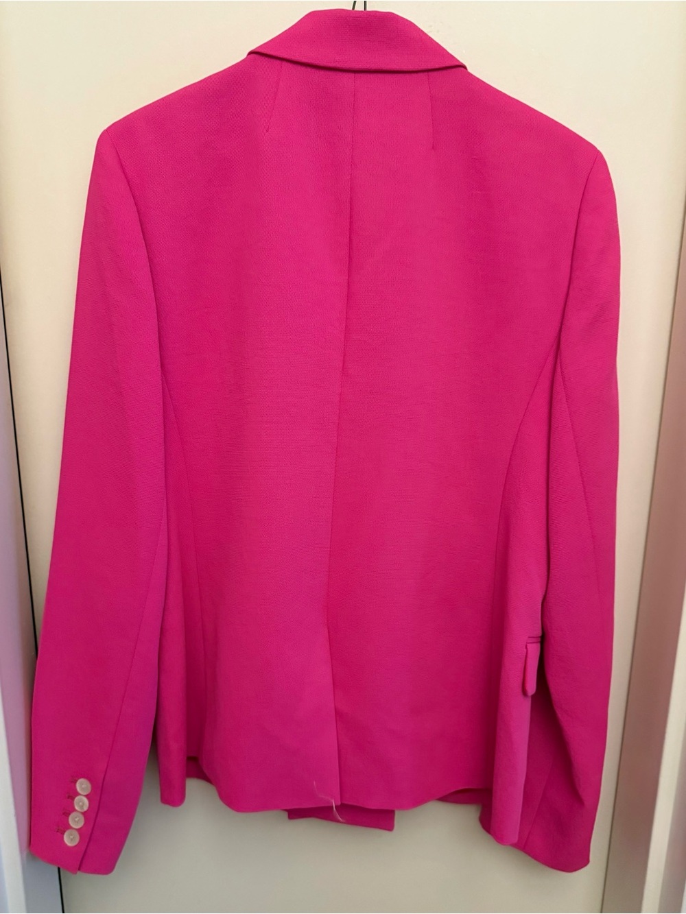 J. Crew Double-Breasted Hot Pink Blazer - Picture 5 of 7